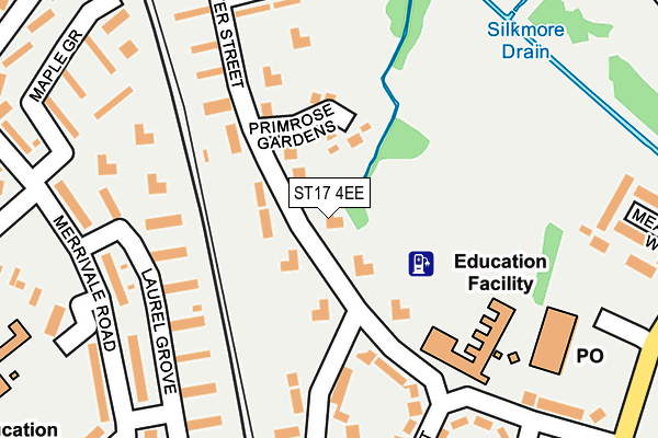 ST17 4EE map - OS OpenMap – Local (Ordnance Survey) ST17 4EE map - OS OpenMap – Local (Ordnance Survey)