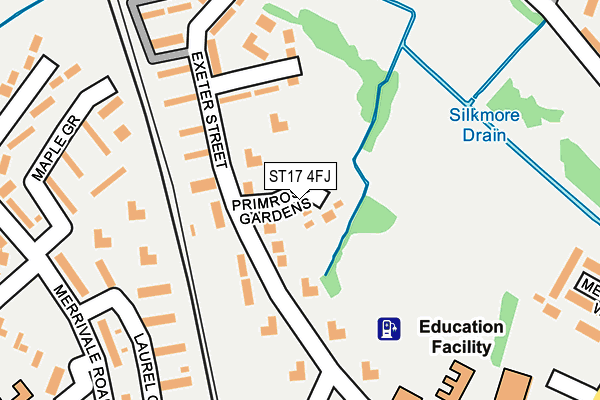 ST17 4FJ map - OS OpenMap – Local (Ordnance Survey) ST17 4FJ map - OS OpenMap – Local (Ordnance Survey)