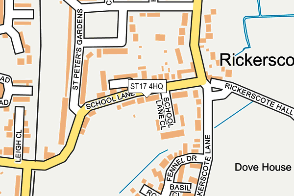 ST17 4HQ map - OS OpenMap – Local (Ordnance Survey) ST17 4HQ map - OS OpenMap – Local (Ordnance Survey)