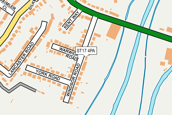 ST17 4PA map - OS OpenMap – Local (Ordnance Survey) ST17 4PA map - OS OpenMap – Local (Ordnance Survey)