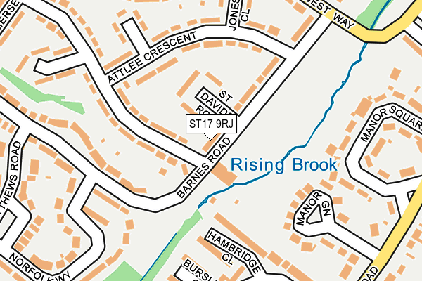 ST17 9RJ map - OS OpenMap – Local (Ordnance Survey) ST17 9RJ map - OS OpenMap – Local (Ordnance Survey)