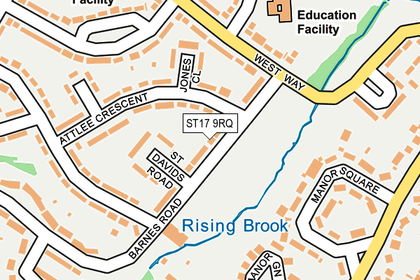 ST17 9RQ map - OS OpenMap – Local (Ordnance Survey) ST17 9RQ map - OS OpenMap – Local (Ordnance Survey)