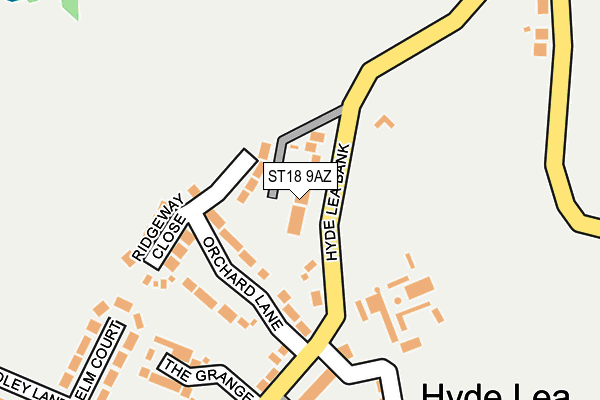 ST18 9AZ map - OS OpenMap – Local (Ordnance Survey) ST18 9AZ map - OS OpenMap – Local (Ordnance Survey)