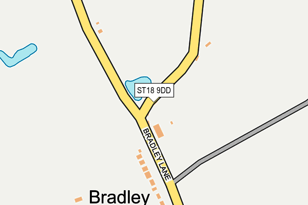 ST18 9DD map - OS OpenMap – Local (Ordnance Survey) ST18 9DD map - OS OpenMap – Local (Ordnance Survey)