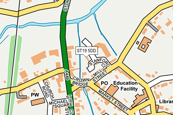 ST19 5DD map - OS OpenMap – Local (Ordnance Survey) ST19 5DD map - OS OpenMap – Local (Ordnance Survey)