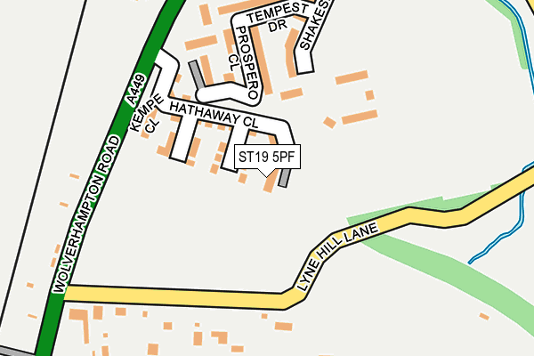 ST19 5PF map - OS OpenMap – Local (Ordnance Survey) ST19 5PF map - OS OpenMap – Local (Ordnance Survey)