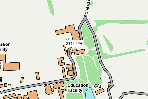 ST19 5PH map - OS OpenMap – Local (Ordnance Survey) ST19 5PH map - OS OpenMap – Local (Ordnance Survey)