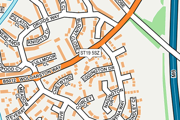 ST19 5SZ map - OS OpenMap – Local (Ordnance Survey) ST19 5SZ map - OS OpenMap – Local (Ordnance Survey)