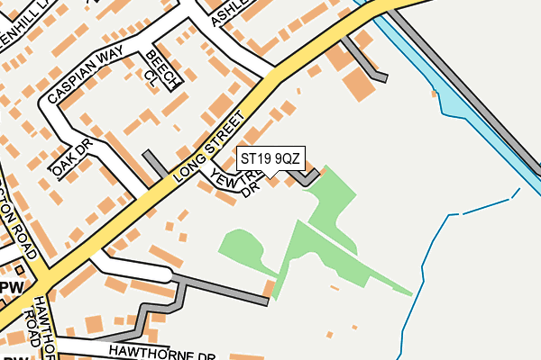 ST19 9QZ map - OS OpenMap – Local (Ordnance Survey) ST19 9QZ map - OS OpenMap – Local (Ordnance Survey)