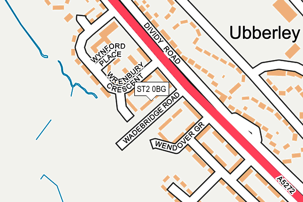 ST2 0BG map - OS OpenMap – Local (Ordnance Survey) ST2 0BG map - OS OpenMap – Local (Ordnance Survey)