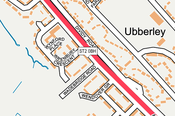 ST2 0BH map - OS OpenMap – Local (Ordnance Survey) ST2 0BH map - OS OpenMap – Local (Ordnance Survey)