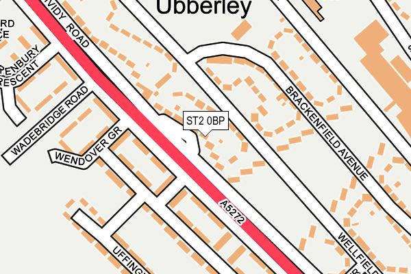 ST2 0BP map - OS OpenMap – Local (Ordnance Survey) ST2 0BP map - OS OpenMap – Local (Ordnance Survey)