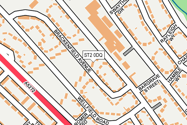 ST2 0DQ map - OS OpenMap – Local (Ordnance Survey) ST2 0DQ map - OS OpenMap – Local (Ordnance Survey)