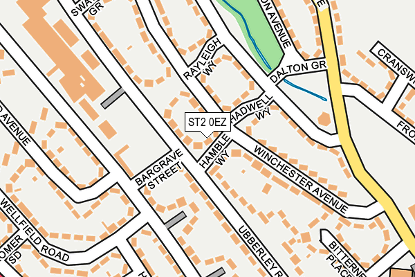 ST2 0EZ map - OS OpenMap – Local (Ordnance Survey) ST2 0EZ map - OS OpenMap – Local (Ordnance Survey)