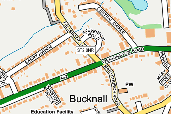 ST2 8NR map - OS OpenMap – Local (Ordnance Survey) ST2 8NR map - OS OpenMap – Local (Ordnance Survey)