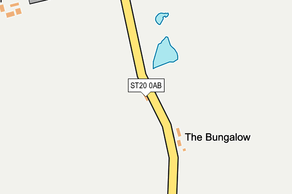 ST20 0AB map - OS OpenMap – Local (Ordnance Survey) ST20 0AB map - OS OpenMap – Local (Ordnance Survey)