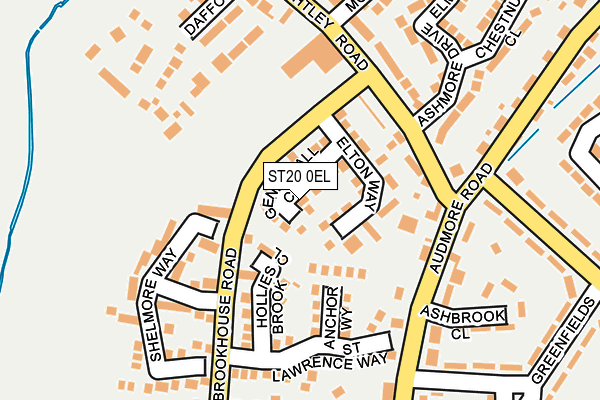 ST20 0EL map - OS OpenMap – Local (Ordnance Survey) ST20 0EL map - OS OpenMap – Local (Ordnance Survey)