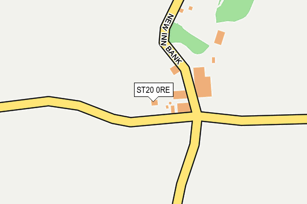 ST20 0RE map - OS OpenMap – Local (Ordnance Survey) ST20 0RE map - OS OpenMap – Local (Ordnance Survey)
