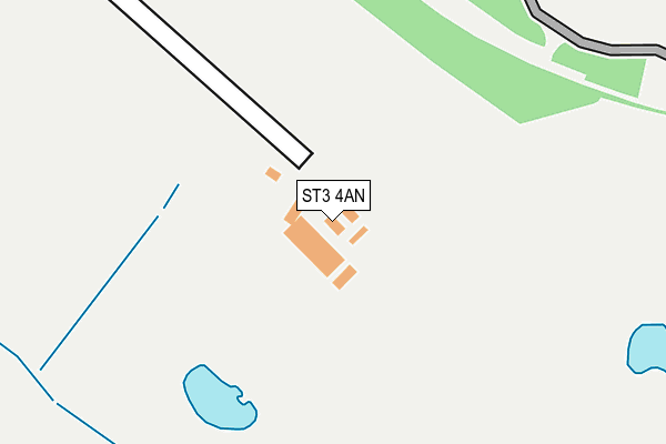ST3 4AN map - OS OpenMap – Local (Ordnance Survey) ST3 4AN map - OS OpenMap – Local (Ordnance Survey)