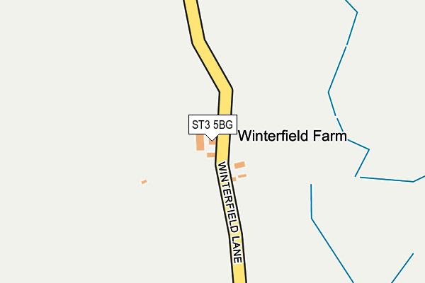 ST3 5BG map - OS OpenMap – Local (Ordnance Survey) ST3 5BG map - OS OpenMap – Local (Ordnance Survey)