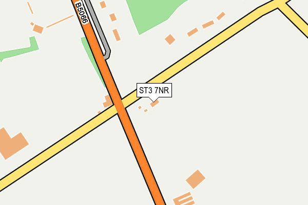 ST3 7NR map - OS OpenMap – Local (Ordnance Survey) ST3 7NR map - OS OpenMap – Local (Ordnance Survey)