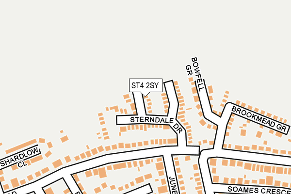 ST4 2SY maps, stats, and open data