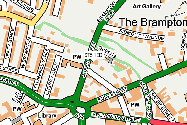 ST5 1ED map - OS OpenMap – Local (Ordnance Survey) ST5 1ED map - OS OpenMap – Local (Ordnance Survey)
