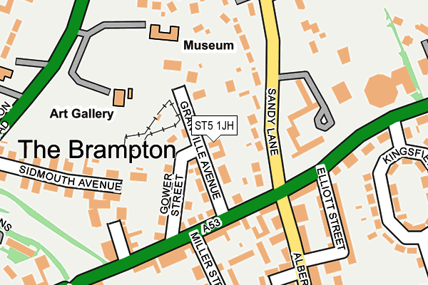 ST5 1JH map - OS OpenMap – Local (Ordnance Survey) ST5 1JH map - OS OpenMap – Local (Ordnance Survey)