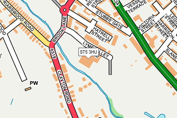 ST5 3HU map - OS OpenMap – Local (Ordnance Survey) ST5 3HU map - OS OpenMap – Local (Ordnance Survey)