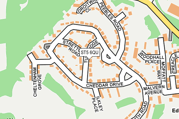 ST5 6QU map - OS OpenMap – Local (Ordnance Survey) ST5 6QU map - OS OpenMap – Local (Ordnance Survey)