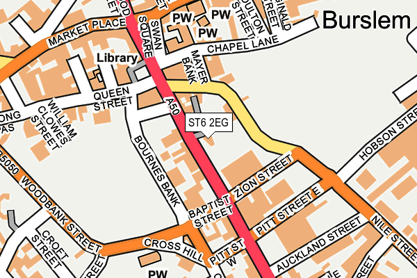 ST6 2EG map - OS OpenMap – Local (Ordnance Survey) ST6 2EG map - OS OpenMap – Local (Ordnance Survey)