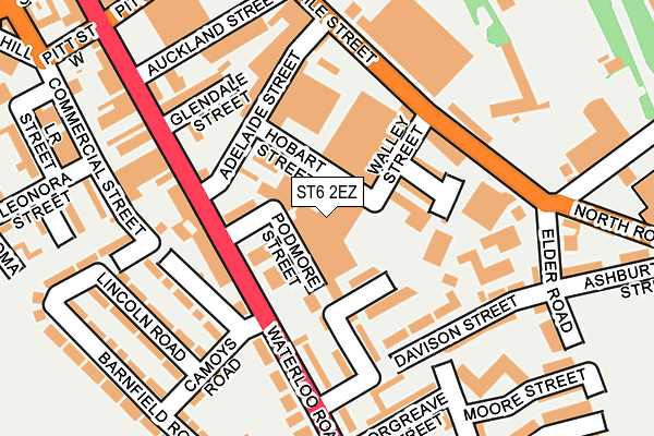 ST6 2EZ map - OS OpenMap – Local (Ordnance Survey) ST6 2EZ map - OS OpenMap – Local (Ordnance Survey)