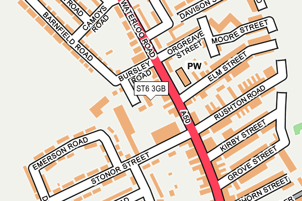 ST6 3GB map - OS OpenMap – Local (Ordnance Survey) ST6 3GB map - OS OpenMap – Local (Ordnance Survey)