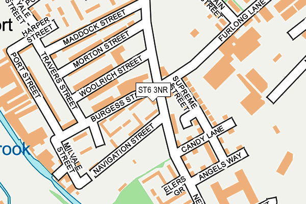 ST6 3NR map - OS OpenMap – Local (Ordnance Survey) ST6 3NR map - OS OpenMap – Local (Ordnance Survey)