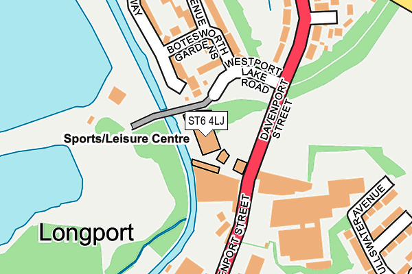 ST6 4LJ map - OS OpenMap – Local (Ordnance Survey) ST6 4LJ map - OS OpenMap – Local (Ordnance Survey)
