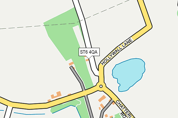 ST6 4QA map - OS OpenMap – Local (Ordnance Survey) ST6 4QA map - OS OpenMap – Local (Ordnance Survey)