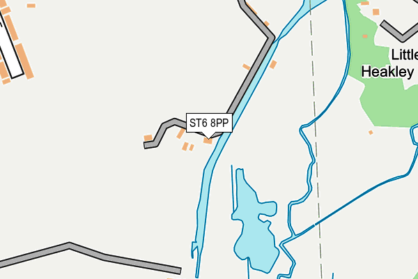 ST6 8PP map - OS OpenMap – Local (Ordnance Survey) ST6 8PP map - OS OpenMap – Local (Ordnance Survey)