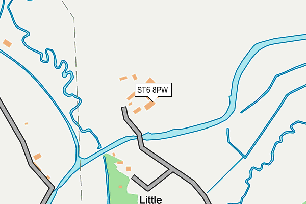 ST6 8PW map - OS OpenMap – Local (Ordnance Survey) ST6 8PW map - OS OpenMap – Local (Ordnance Survey)