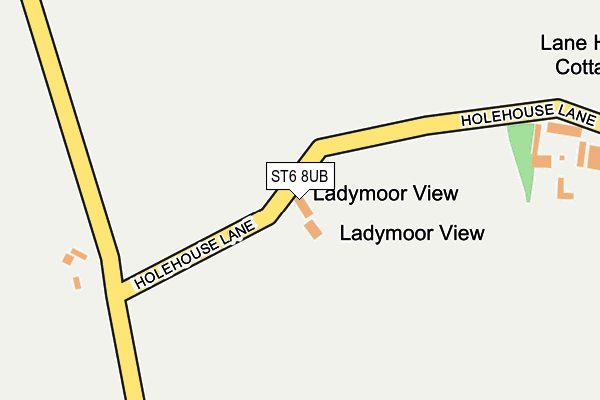 ST6 8UB map - OS OpenMap – Local (Ordnance Survey) ST6 8UB map - OS OpenMap – Local (Ordnance Survey)