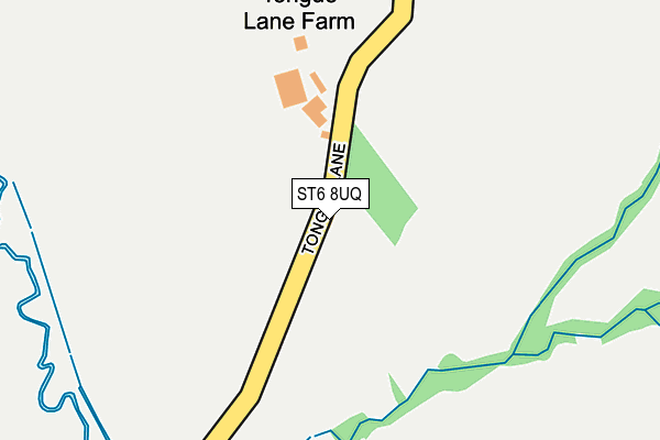 ST6 8UQ map - OS OpenMap – Local (Ordnance Survey) ST6 8UQ map - OS OpenMap – Local (Ordnance Survey)