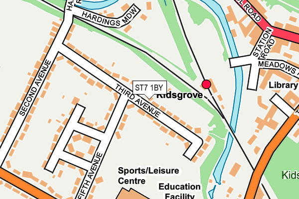 ST7 1BY map - OS OpenMap – Local (Ordnance Survey) ST7 1BY map - OS OpenMap – Local (Ordnance Survey)