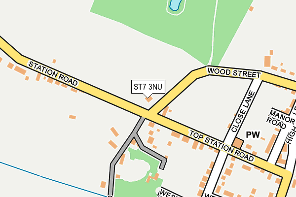 ST7 3NU map - OS OpenMap – Local (Ordnance Survey) ST7 3NU map - OS OpenMap – Local (Ordnance Survey)