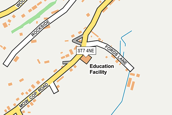 ST7 4NE map - OS OpenMap – Local (Ordnance Survey) ST7 4NE map - OS OpenMap – Local (Ordnance Survey)