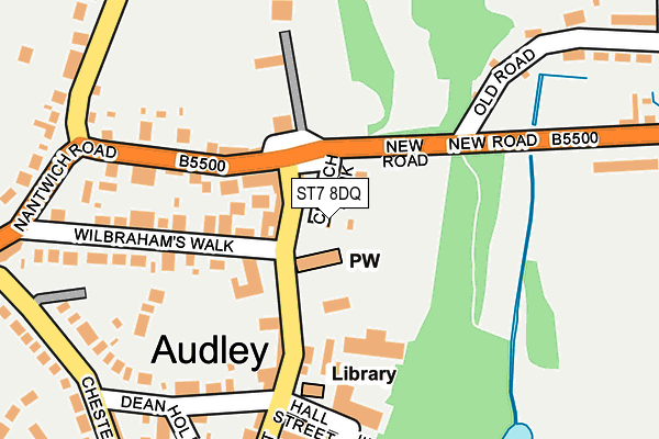 ST7 8DQ map - OS OpenMap – Local (Ordnance Survey) ST7 8DQ map - OS OpenMap – Local (Ordnance Survey)