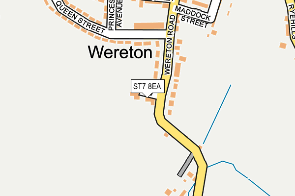 ST7 8EA map - OS OpenMap – Local (Ordnance Survey) ST7 8EA map - OS OpenMap – Local (Ordnance Survey)