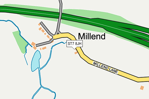 ST7 8JH map - OS OpenMap – Local (Ordnance Survey) ST7 8JH map - OS OpenMap – Local (Ordnance Survey)