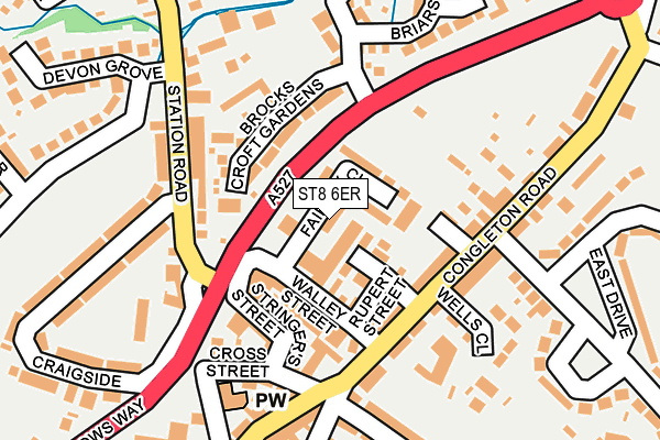 ST8 6ER map - OS OpenMap – Local (Ordnance Survey) ST8 6ER map - OS OpenMap – Local (Ordnance Survey)