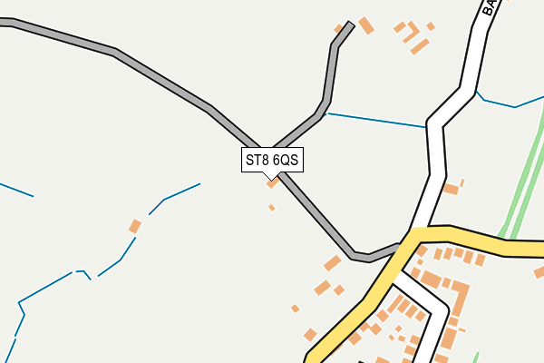 ST8 6QS map - OS OpenMap – Local (Ordnance Survey) ST8 6QS map - OS OpenMap – Local (Ordnance Survey)