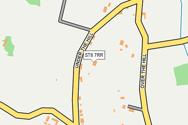 ST8 7RR map - OS OpenMap – Local (Ordnance Survey) ST8 7RR map - OS OpenMap – Local (Ordnance Survey)