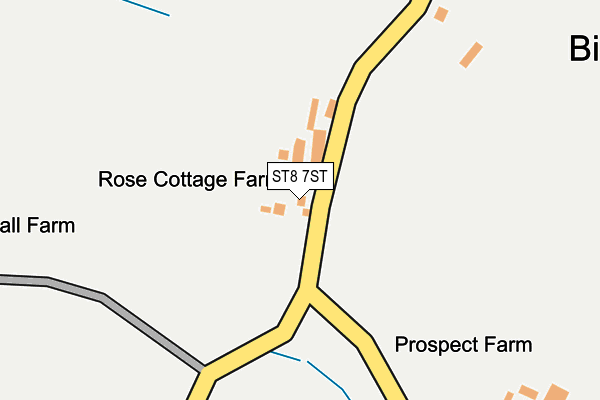 ST8 7ST map - OS OpenMap – Local (Ordnance Survey) ST8 7ST map - OS OpenMap – Local (Ordnance Survey)